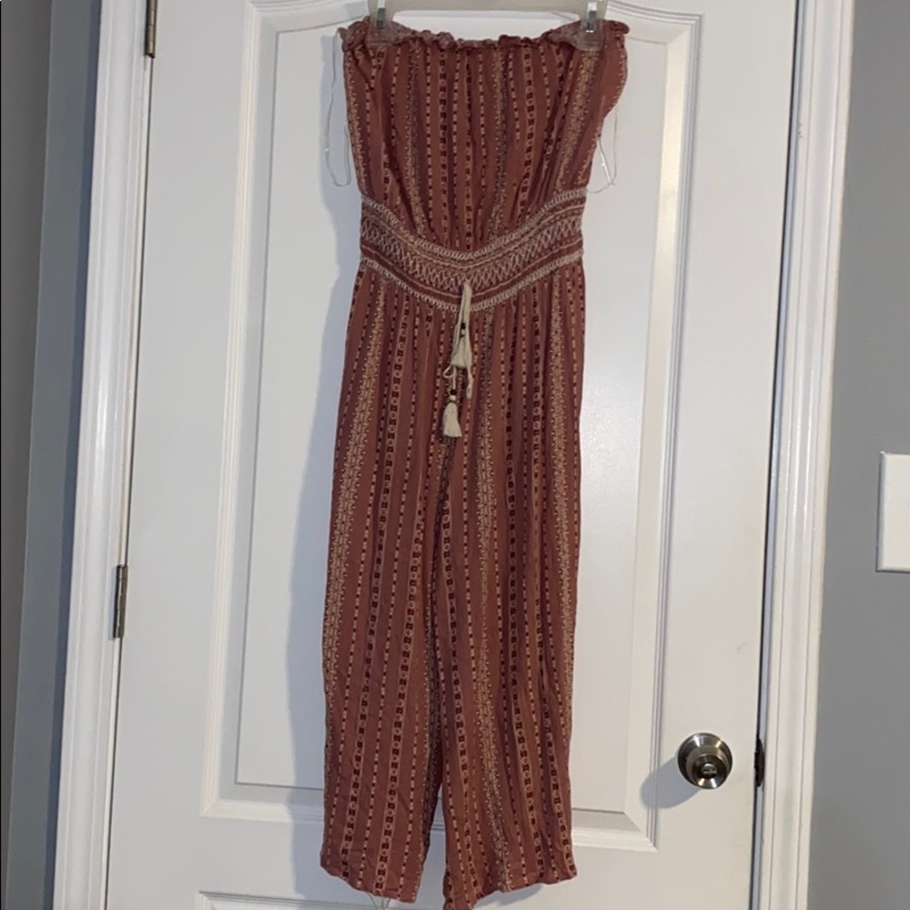 Pink vintage style jumpsuit